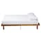 Baxton Studio Winston MidCentury Modern Walnut Brown Finished Wood King Size Platform Bed frame 222-11889-ZORO - alternate 8